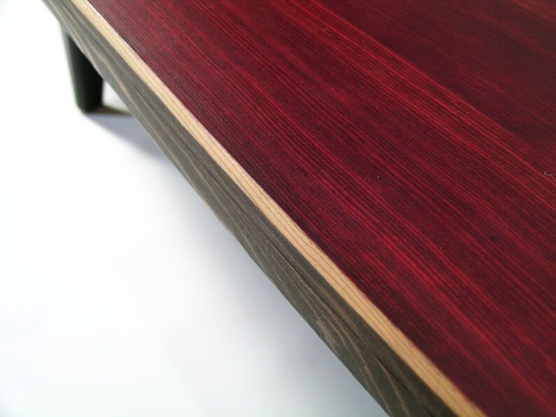 Surfboard Inspired Wood Table. image 3