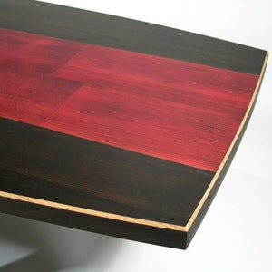 Surfboard Inspired Wood Table. image 1