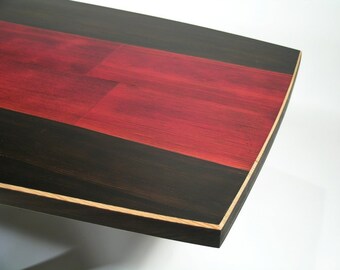 Surfboard Inspired Wood Table.