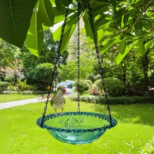 2 in 1 Bird Feeder and Bird Bath, Hummingbird Feeder, Hanging Bird Feeder, Tree Bird Feeder, Bird Bath