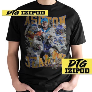 Ashton Jeanty Shirt American Sport Vintage Classic Retro 90S Tshirt Long Sleeve Unisex Bestseller Design Graphics Tee Youth Adult Bootleg