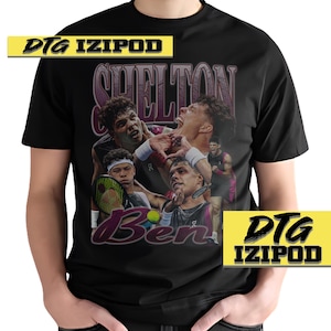 Ben Shelton Shirt Sport Vintage Classic Retro Tshirt Long Sleeve Unisex Bestseller Design Graphics Tee Youth Adult Bootleg Gift
