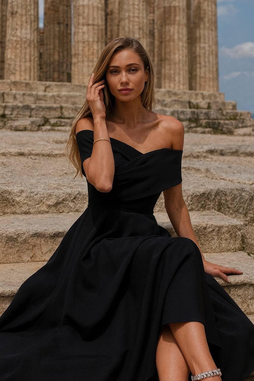 black formal dress nz hurlington black dress runway main image 1