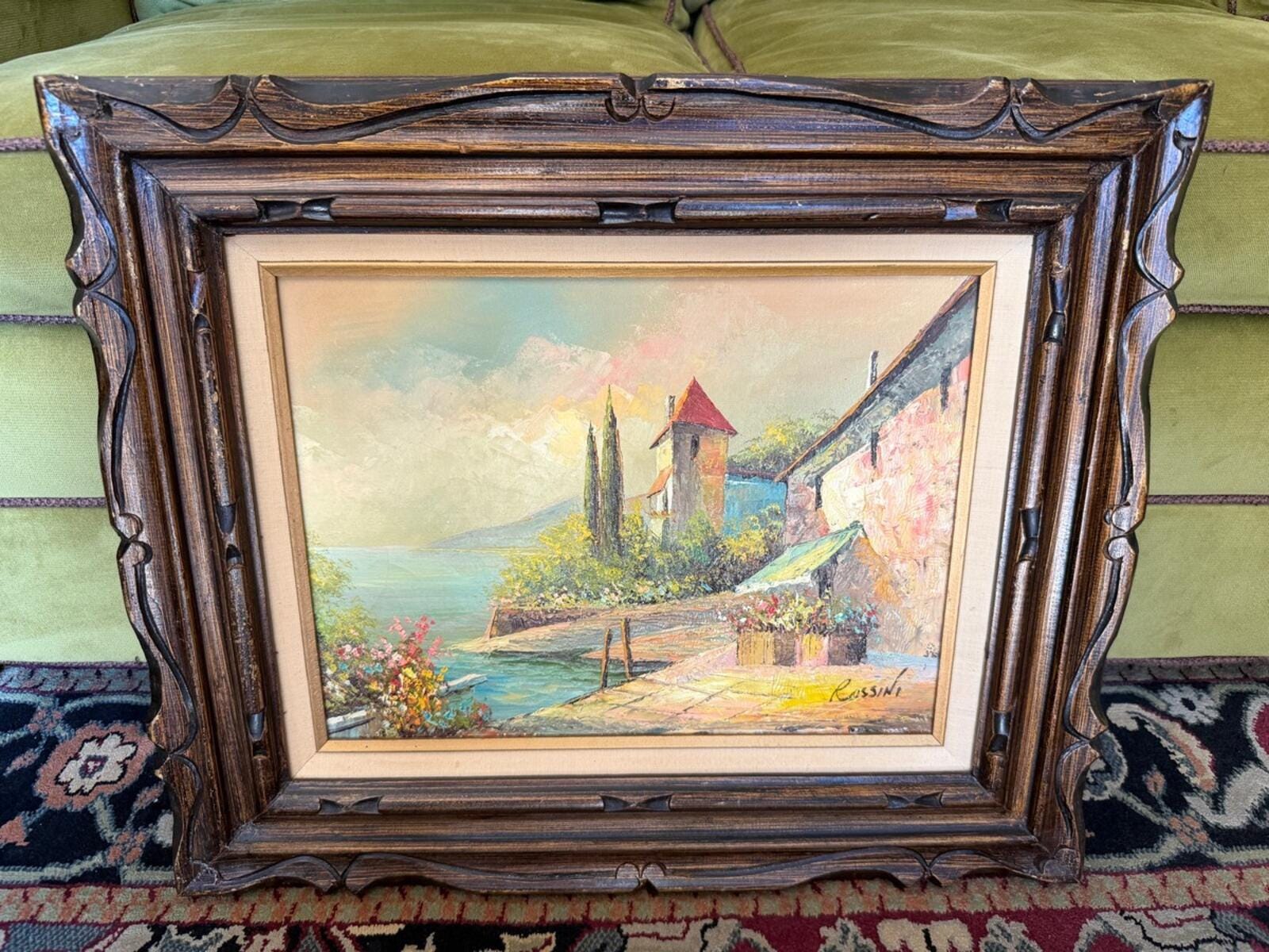 Rossini oil painting - Etsy 日本