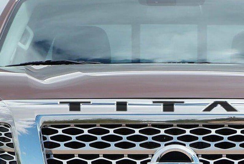 Premium Cast Vinyl Decal Letter Inserts for 2016-2025 Titan Grille image 3
