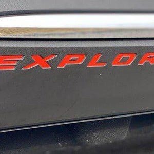 Premium Cast Vinyl Decal Letter Inserts for 2020-2025 Explorer Doors x2