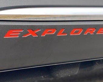 Premium Cast Vinyl Decal Letter Inserts for 2020-2025 Explorer Doors x2