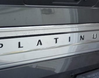 Premium Cast Vinyl Decal Letter Inserts for 2017-2024 F-250/F-350 PLATINUM Tailgate