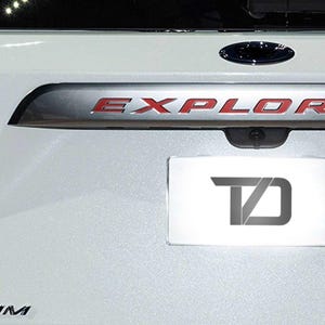 Premium Cast Vinyl Decal Letter Inserts for 2016-2024 Explorer Liftgate