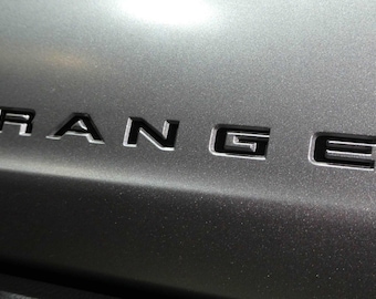 Premium Cast Vinyl Decal Letter Inserts for 2019-2023 Ranger Dashboard