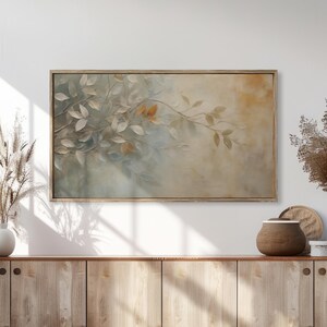 FRAME TV Art Vintage Öl Gemälde botanisches Wandbild Blätter Herbst TV Kunst | digitaler Download