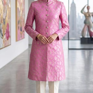 ladies sherwani dress Collar Sherwani Dress Ladies Shop Girl Sherwani Designs 2025