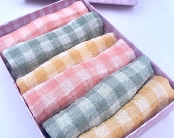 Box of 6 napkins, Petite Pastel model