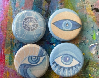 Evil Eye 1” Magnets Set of 4