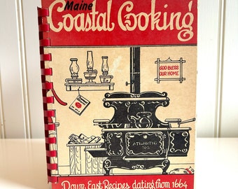 Maine Coastal Cooking, Vintage Cookbook