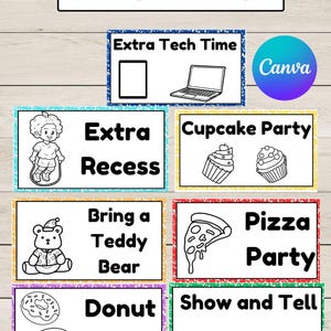 Cartes de motivation, récompenses pour les enseignants