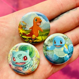 Kanto Starter Buttons