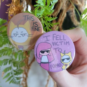 Infinity Girl Button Badges (44mm)