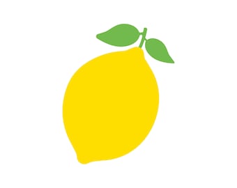 Lemon SVG for DIY, Circut and POD, Instant Download Commercial Use
