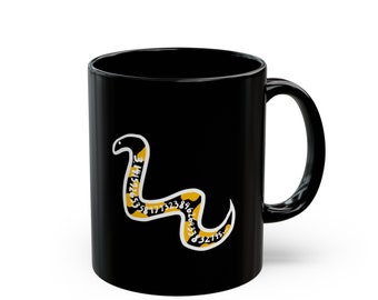 Python Coding Science - Funny Black Mug (330ml/11oz)