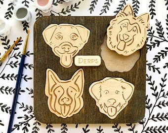 DIY paint kit - DERPS Dog Magnet Kit