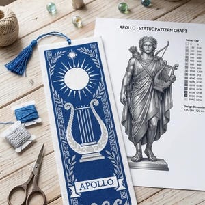 Greek Mythology 2-in-1 Cross Stitch Pattern Bundle: Apollo & Apollo's Sun (Digital Download)