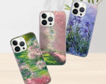 Funda de teléfono de arte de fantasía Monet art Cover para iPhone 15Pro, 14, 13, 12, 11, Google Pixel 8, 7A, 6A, Samsung Galaxy S24 Ultra, S23fe, A05, A55