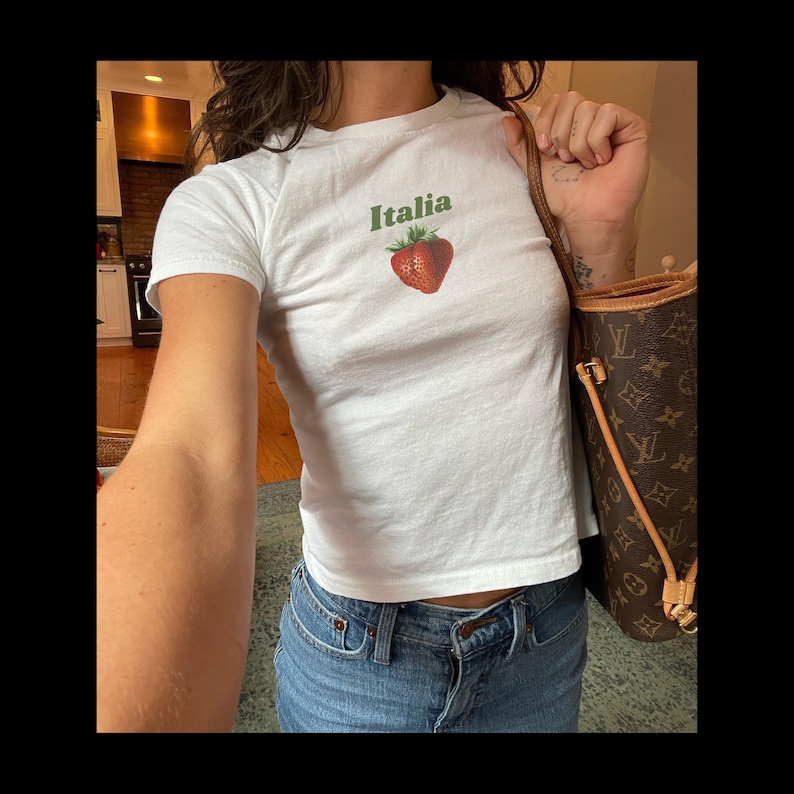 Cutest vintage I love Italy ice cream baby tee 🍦