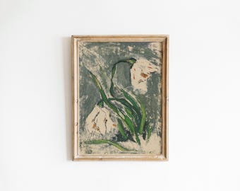 Vintage Floral Wall Art | Grandmillennial Fine Art Print