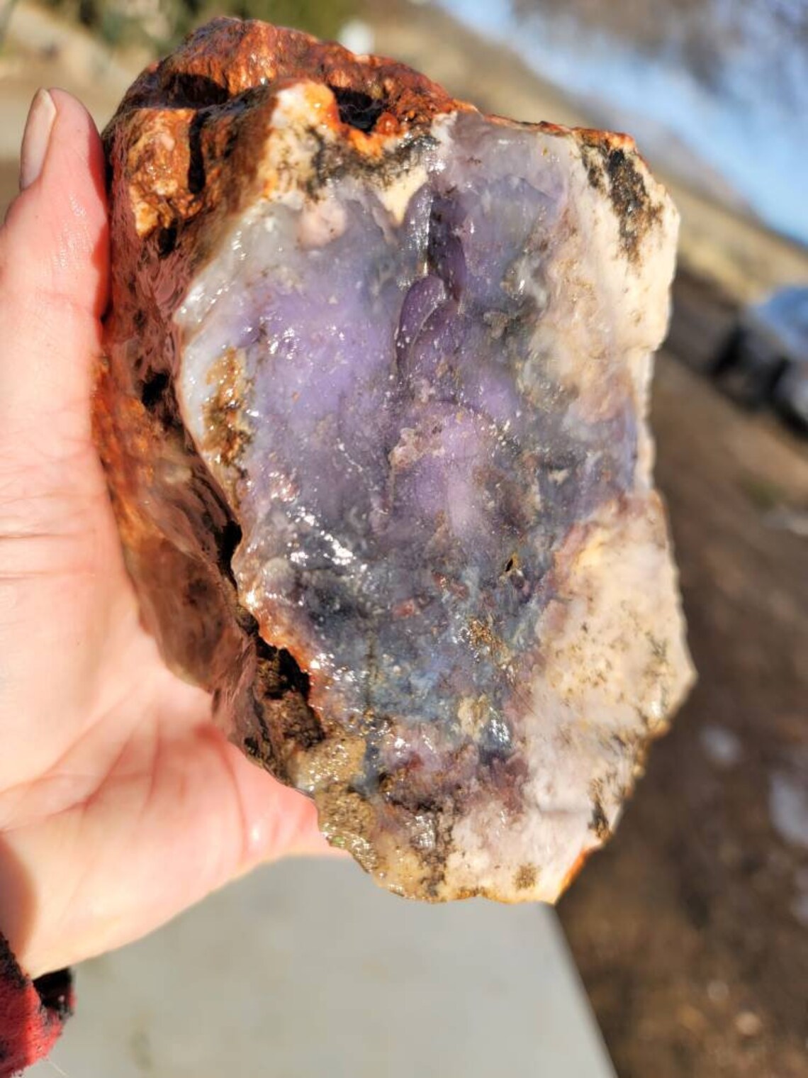 10lb Purple Cloud Agate Medium Rough Various Tones - Etsy