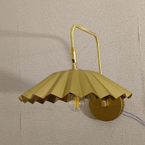Antique Brass Sputnik Sconce: Adjustable Handmade Lighting
