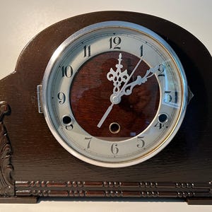 Foreign Marked German Mantle clock with a modern twist 1926-1940