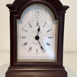 Beautiful Vintage Retro Seth Thomas England Quartz Tempus  Mantle Carriage Clock