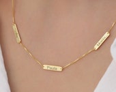 Minimalist Custom Name Necklace, Personalized Jewelry Gifts for Mom Necklace Mothers Day Gift for New Mom Jewelry Grandma Gift