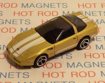 1984 Chevrolet Chevy Corvette Magnet : Hot Rod, Man Cave, Refrigerator, Toolbox, Party Favor, Die Cast, Father, Birthday Gift, For Him