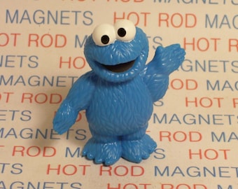 Figura magnética 3D del Monstruo Comegalletas n.° 2 - Barrio Sésamo, Big Bird, TV, dibujos animados, habitación infantil, adorno para tarta, coleccionable, recuerdo de fiesta, regalo de cumpleaños