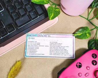 SIMS4 CHEAT LARGE STICKER: Holographic | Waterproof for laptop & water bottle | Made in Canada