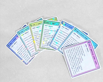 SIMS BUNDLE CHEAT: Holographic stickers | Waterproof for laptop & water bottle | Made in Canada