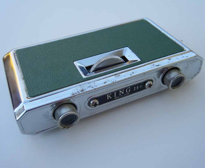 Vintage Opera Glasses Folding Binoculars 25x Coated Lens King Etsy