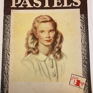 Walter Foster How to Draw with  PASTELS Art Instruction Book 1960’s Collectible