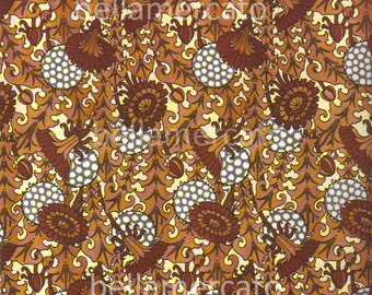 DANDELION - Brown Vintage Paris Gift Wrap Sheet - 1890s Art Nouveau Gift Wrap Dandelion One Sheet Folds Out to 27-1/2 x 19-5/8 in