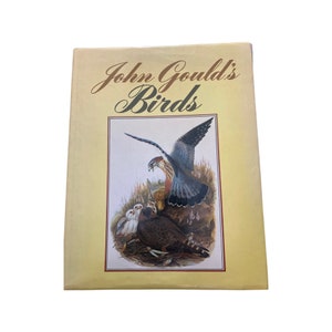 John Gould’s BIRDS Large Vintage Book with 300+ Color Illustrations