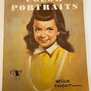 Walter Foster How to Use Color in Portraits Art Instruction Book 1960’s Collectible