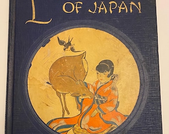 Little Children of Japan Beautifully Illlustrated 1950s Storybook My Travelship Series
