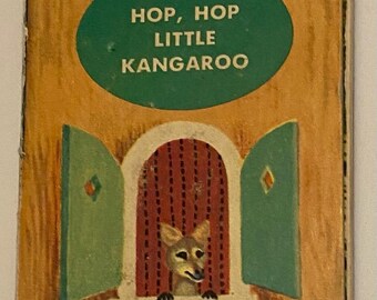 Tiny Golden Book Hop Hop Little Kangaroo Miniature Book 1948 Dorothy Kunhardt Illustrations by Garth Williams