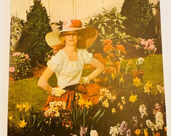 Vintage 1930’s  Delineator Magazine April 1936 Large Fashion Fashion Spring Dresses stories and ads