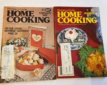 Two Vintage Cooking Magazines Womrnd Circle Home Magazines