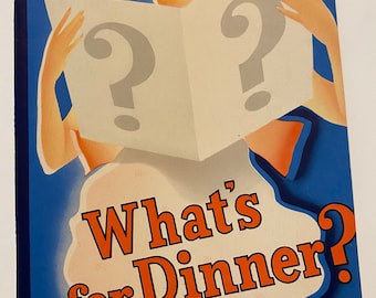 What’s For Dinner Kahn’s  Vintage recipes leaflet booklet