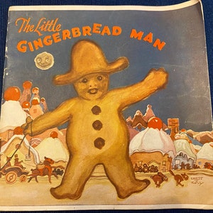 The Little Gingerbread Man Royal Baking Powder Story in Rhyme with Recipes 1923 Vintage Cookbook Booklet RARE