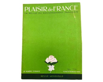 1936 French Magazine Plaisir de France April Fashions Ads